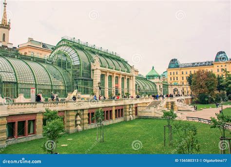 Palm House In Landscape Park Of Schonbrunn Palace Vienna Austria