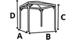 BillyOh Quadra Wooden Gazebo Garden Buildings Direct