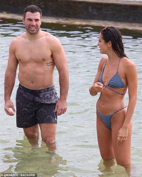 Footy Star James Tedesco S Fianc E Maria Glinellis Flashes Her