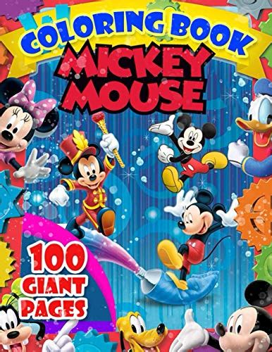 Mickey Mouse Coloring Book: Mickey Mouse Coloring Book : Super Coloring ...