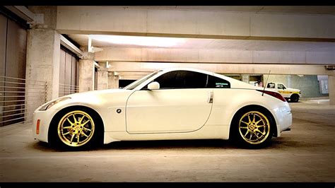 350z Aodhan Ds02 Gold W Federal Tires Youtube