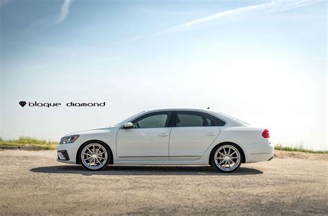 Stylish Transformation of White VW Passat with Aftermarket Parts ...