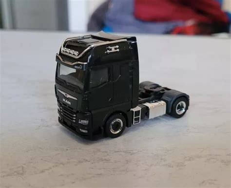 Herpa Man Tgx Gx Individual Solo Zugmaschine Schwarz Bastel Umbau