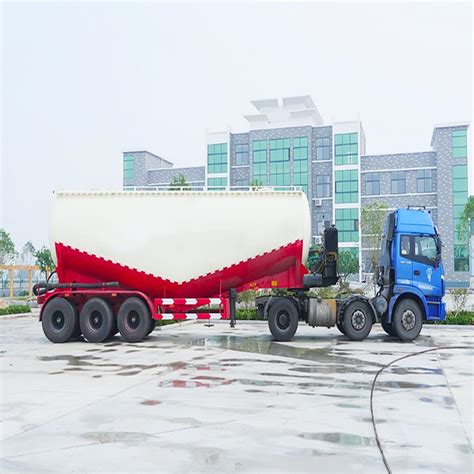 3 Axle 50 Ton 43m3 Dry Powder Material Bulk Cement Tanker Bulker Semi