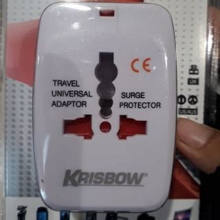 Jual Original Krisbow Gd Travel Connector Adaptor Colokan