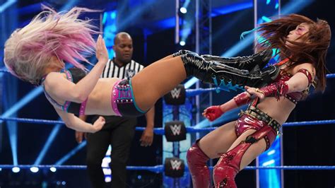 Alexa Bliss And Nikki Cross Vs The Kabuki Warriors Womens Tag Team