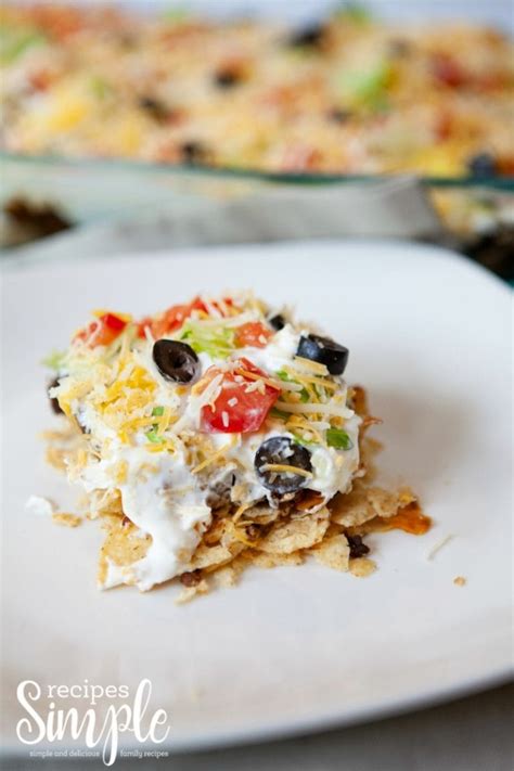 Easy Taco Casserole Recipe Recipes Simple