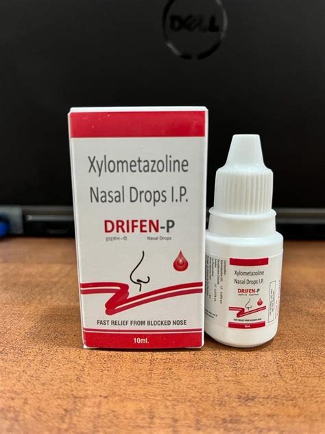 Xylometazoline Nasal Drops I P Drifen P Packaging Size 10ml Tds At