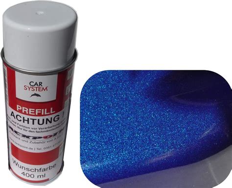 Spuitbus 400ml 1K Autolak Nacht Blauw Metallic Glans Geen Blanke Lak