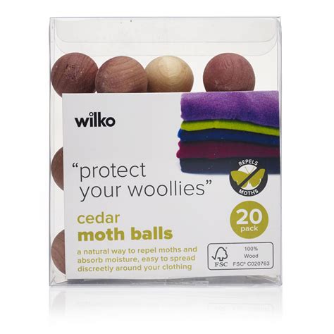 Wilko Cedar Moth Balls 20pk Wilko