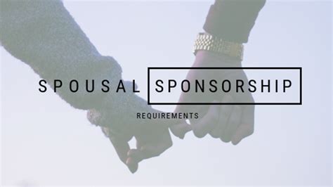 Spouse Or Common Law Partner Sponsorship Requirements