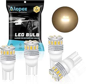 Amazon Alopee 194 LED Bulb Soft Warm White 168 LED Bulb 921 2825