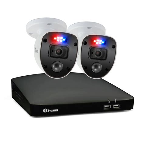 Swann Smart Security 1080p Cctv System 4 Channel 1tb Hdd Dvr 2 X