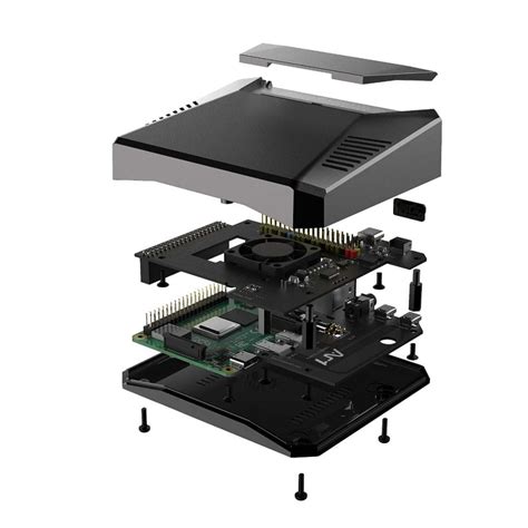 Argon ONE Case til Pi 4 Aluminium med Køling RaspberryPi dk