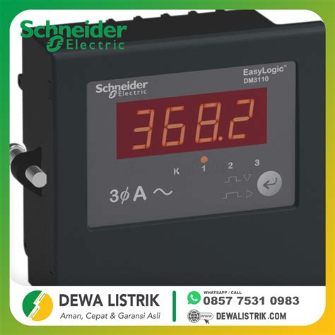 [ Metsedm3110 ] Ampere Meter Digital 3 Fasa Dm3110 Dewa Listrik