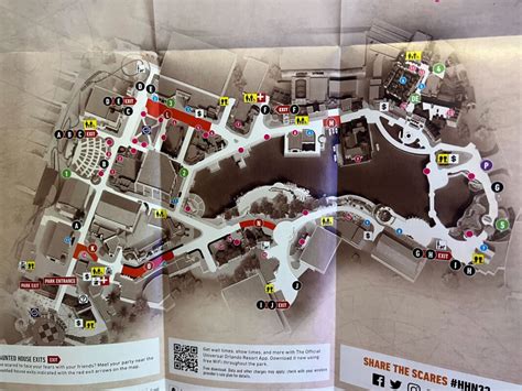 Official Map For Halloween Horror Nights 32 At Universal 41 Off