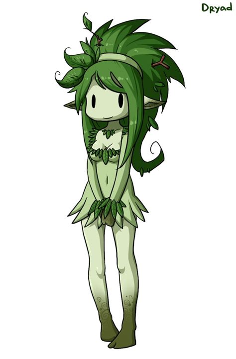 Dryad By Raindante Character Design Inspiration Cute Drawings Plant