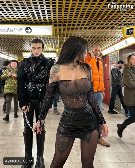 Alexis Mucci Sexy Shows Off Her Hot Big Boobs In Milan Aznude