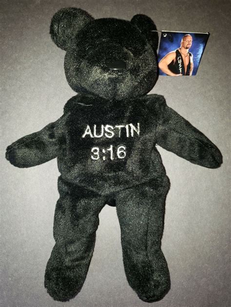 Wwf Attitude Bears Stone Cold Steve Austin New W Tags Titan