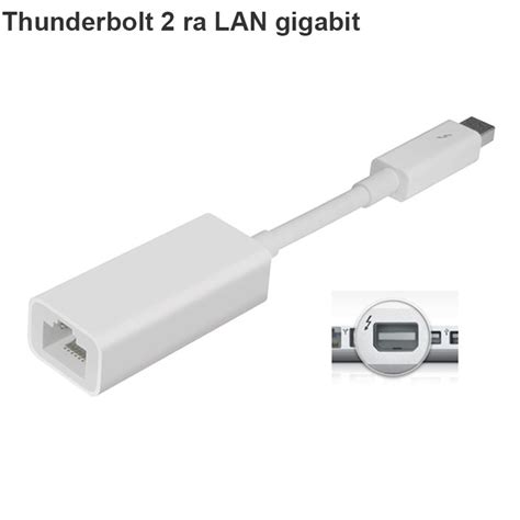 Thunderbolt To Lan Gigabit Adapter Cáp Chuyển đổi Phụ Kiện điện Tử