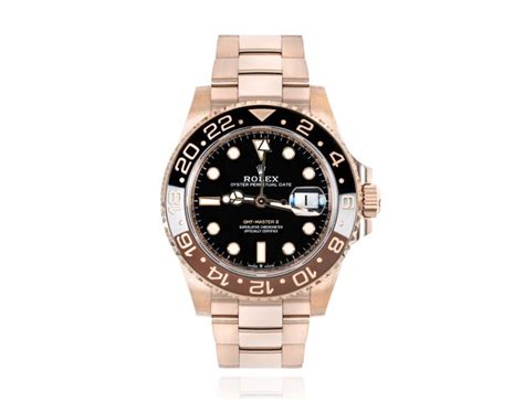 Rolex Gmt Master Ii Root Beer Mm Rose Gold Chnr Watchcentre