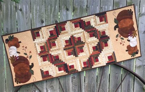 Merry S Pumpkin Spice Runner From Quilt Sampler Fall Winter