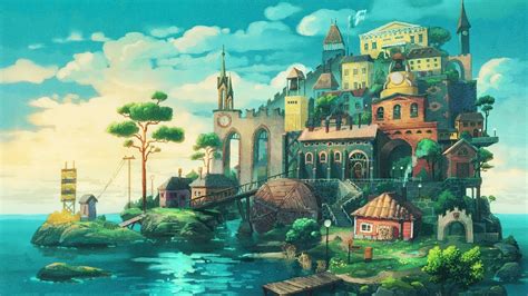 Turning Real Places Into Ghibli Style Environment Designs YouTube