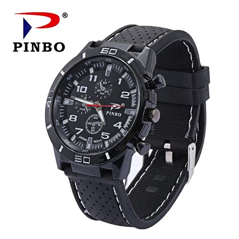 Pinbo Mens Watches Top Brand Luxury Fashion Sports Relogio Masculino