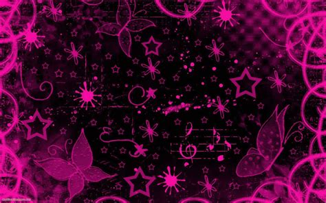 Pink Black Wallpaper - Free HD Desktop Background