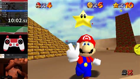 Super Mario 64 16 Star Speedrun In 21 24 Youtube