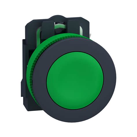 Harmony Xb Bouton Poussoir Impulsion Flush Vert F