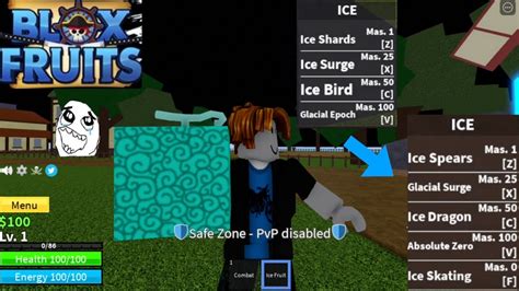 Lvl1 Noob Gets Ice Fruit Reach 2nd Sea And Awakens It In Bloxfruits Youtube