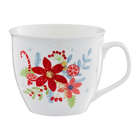 Kubek porcelanowy świąteczny 550 ml Holly Ambition biały Ambition