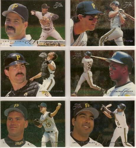 Pittsburgh Pirates 1995 Fleer Flair Baseball Team Set Jay Bell Jeff