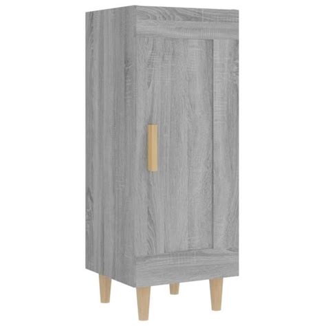 FAR Buffets Bahuts Buffet Haut Sonoma Gris 34 5x34x180 Cm Bois D