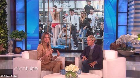 Heidi Klum Says She S Not Too Old To Model Lingerie Daily Mail Online