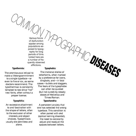 KIMJOYCE: Common Typographic Diseases