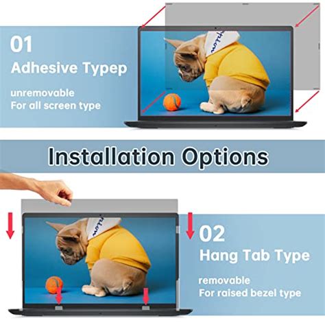 Laptop Privacy Screen 14 Inch, 16:9 Aspect Removable Privacy Screen Filter for 14 Inch Laptop ...