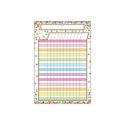 Smart Confetti Incentive Chart Ashley Productions Ash91042