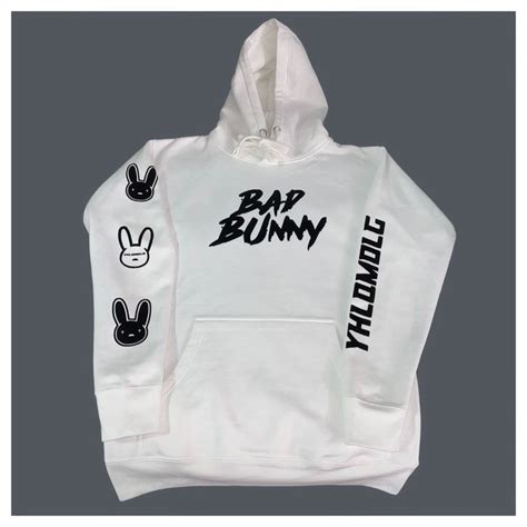 Bad Bunny Reflective Hoodie Fast Shipping Yhlqmdlg Yonaguni Merch