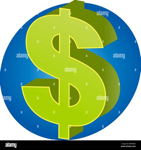 United States Dollar Currency symbol isometric illustration Stock Photo ...