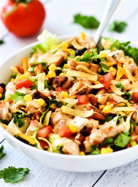 Tex Mex Chicken Chopped Salad Life In The Lofthouse