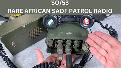 African Tactical Vhf Military Radio So53 Used By Sadf Youtube