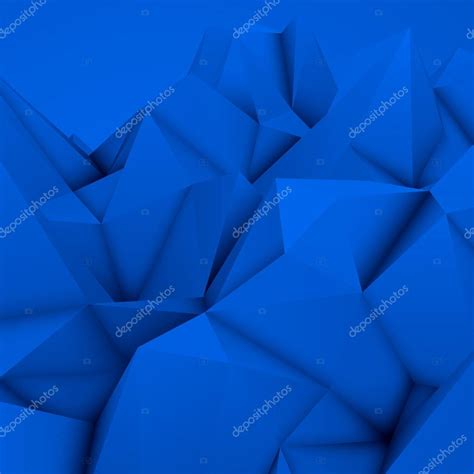 Blue Abstract Polygonal Background Stock Vector By Molaruso