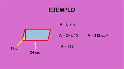 ¿sabes Calcular El área Y Perímetro De Un Romboide Yo Soy Tu Profe 392