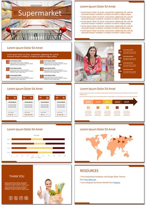 Grocery Store Powerpoint Template Free Nisma Info