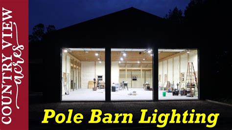 Pole Barn Lighting Ideas | Shelly Lighting