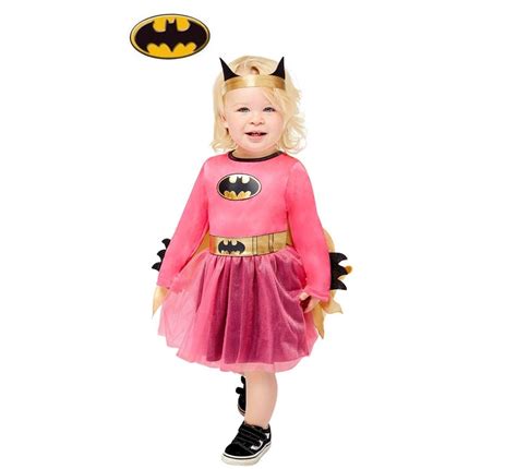 Fato de Batgirl rosa para menina e bebé