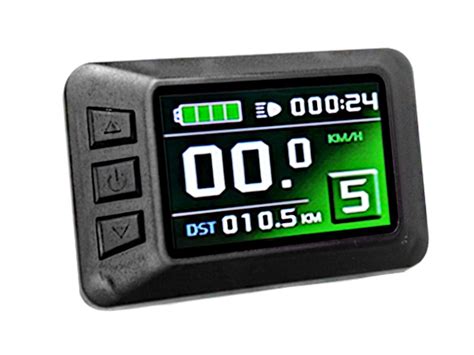 Дисплей LCD 7 C 24B 36В 48B для электровелосипеда