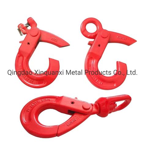 High Quality Rigging Of G80 Drop Forged Alloy Steel Self Lock Safety Lifting Clevis Slip Hooks